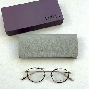 NWT CINZIA Glasses Frame, case and box